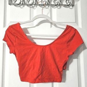 Charlotte Russe Tee Shirt Crop Top - Size M